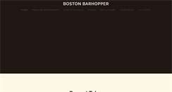 Desktop Screenshot of boston-barhopper.com
